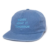 The Quiet Life - Worry About It Tomorrow Unstructured Cap (Washed Blue)